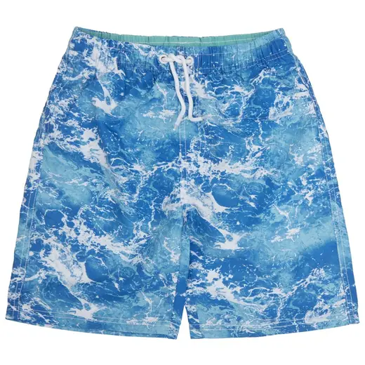Seawater Print swim shorts