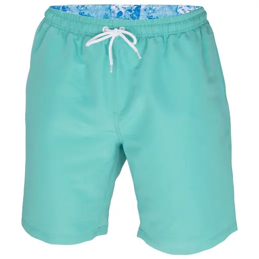 Teal swim shorts